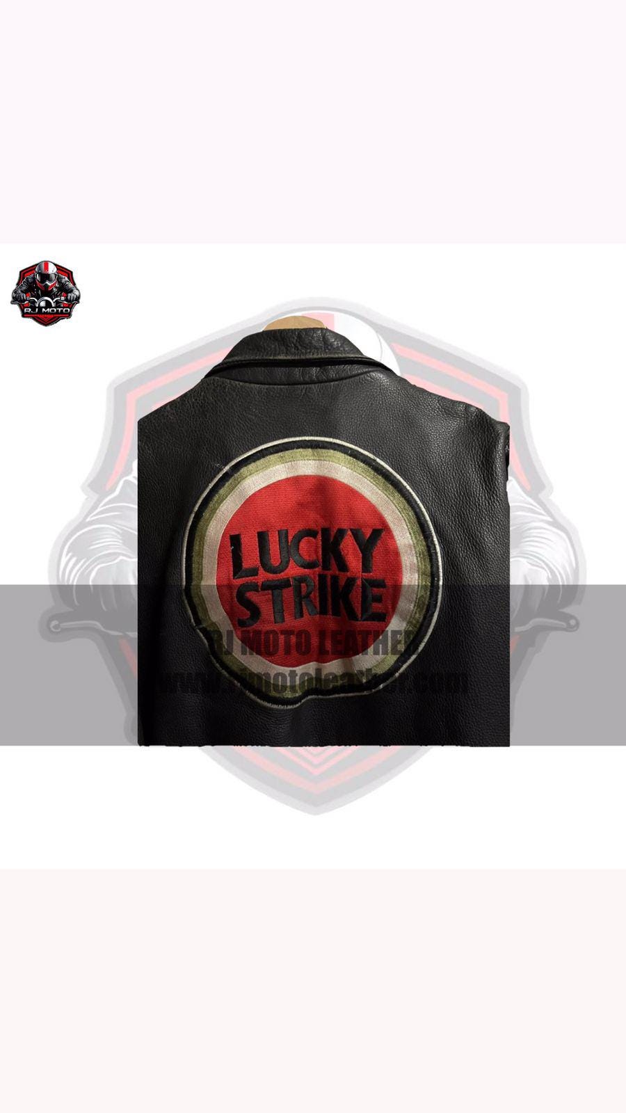 刺繍入りヴィンテージレザーバイクジャケット ハンドメイド 90年代