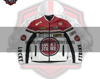 中古 Lucky Strike チームエディション 90年代 レーシングレザー