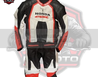 Inspired Honda Racing Suit  | Personalized Leather Racing Suit - Biker Gifts