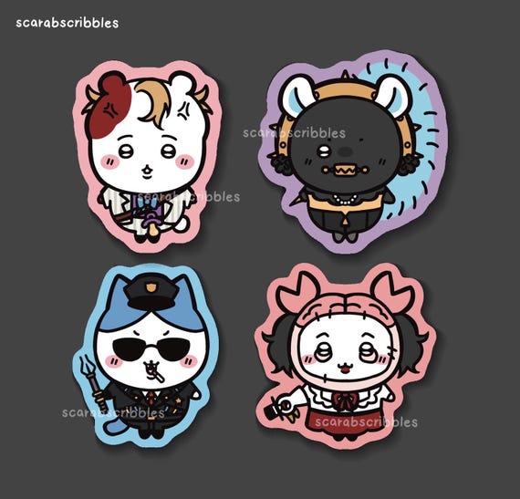 Outlast Trials Chiikawa Stickers - Etsy
