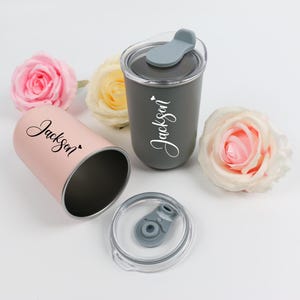 Vaso de vino de 355 ml con grabado láser personalizado, de acero inoxidable, con aislamiento al vacío y sin tallo, logotipo personalizado, regalo para dama de honor.