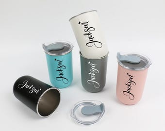 Personalized Stainless/ Coffee Cup/Bridesmaid Proposal Gift/ Bachelorette/Wine Tumbler/Stainless Steel Bottle/Liquor Cup/Custom Glasses