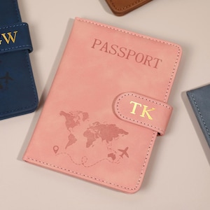 Leather passport holder,Personalised luggageLuggageName Tag,Personalise passport cover,Passport Holder Set Gifts For Him,Best,Man gift