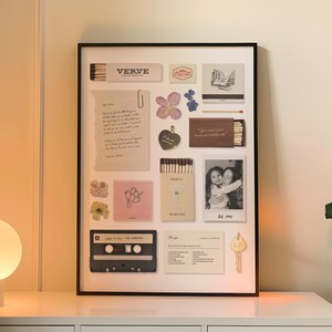 Modelo de impressão artística de caixa de fósforos personalizada para o Dia das Mães, pôster de caixa de fósforos faça você mesmo para impressão para a mãe, presente de Dia das Mães para ela, modelo do Canva