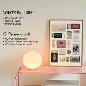 Custom Matchbook Poster Art Print Template, Printable DIY Matchbooks Print, Valentines Wall Art Gift For Him, Canva Template image 4