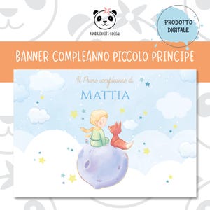 Banner Compleanno Personalizzato - File Digitale per Stampa - Tema Festa Bambini