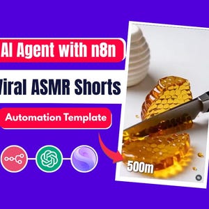 Viral ASMR Shorts Automation Template for n8n Create & Upload Hands-Free with AI