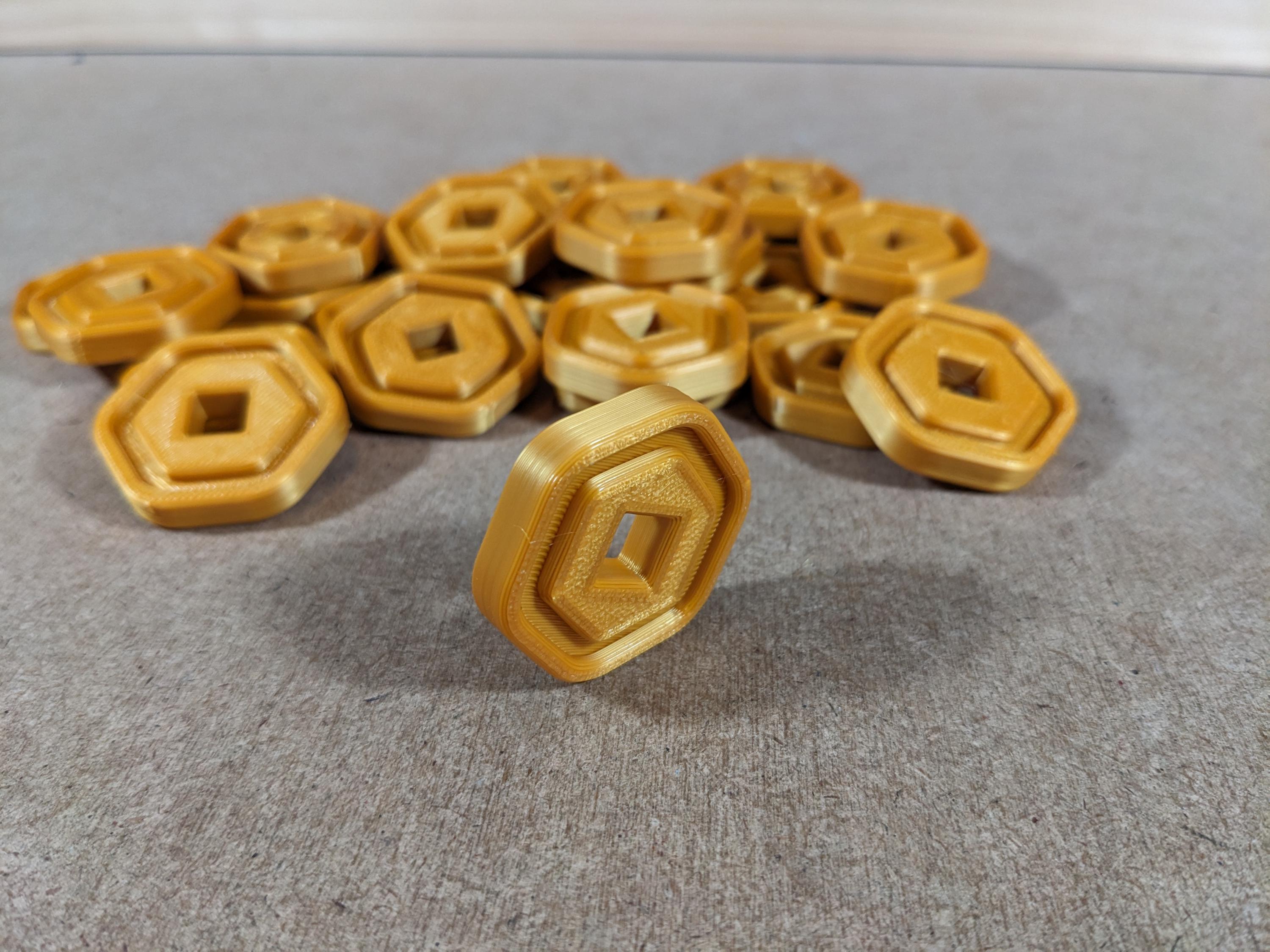 Robux Roblox Coins - Gold - Double Sided 3D Printed Replica Party ...
