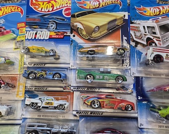 Hotwheels Birthday Party Favors - Hot Wheels Mystery Box of Carded Die Cast Collectible Vehicles