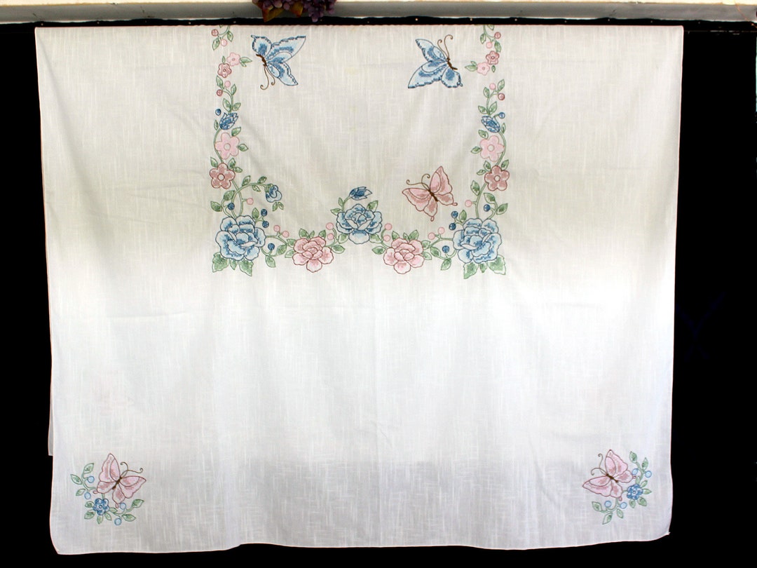 homeemoh Cotton Linen Blend Fabric, 19.68x53.15 Linen Cloth Cotton Linen  Fabric for Embroidery, Needlework, Dressmaking
