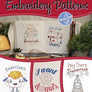 Aunt Martha&#39;s, 414 Kitchen Humor, Transfer Pattern, Hot Iron Transfers