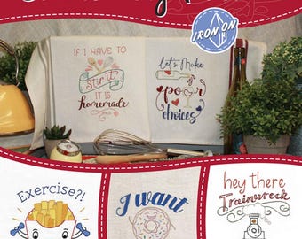 Aunt Martha's, 414 Kitchen Humor, Transfer Pattern, Hot Iron Transfers