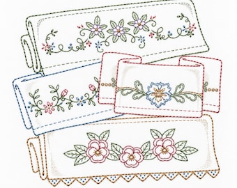 Aunt Martha's 3752, Charming Designs, For Linens, NEW Transfer Pattern, Hot Iron Transfers, Uncut, Unopened Transfers