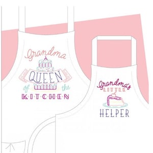 Aunt Martha&#39;s, Special Edition, Apron Designs, Embroidery, Transfer Pattern