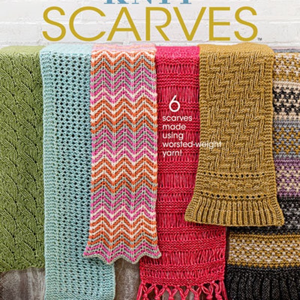 Learn a Stitch Knit Scarves, Book of Knitting Patterns, Knit a Scarf, Knitting Instructions