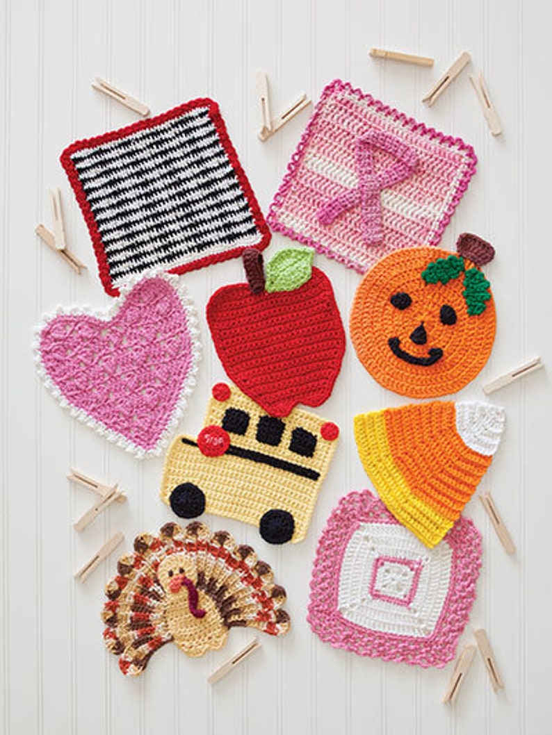 Dishcloth Patterns, A Year of Dishcloths, Pattern Book, Annie's Pattern