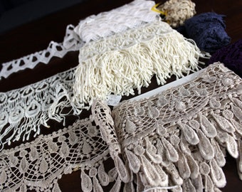 Over 10 Yards Lace, Chemical Lace, Sewing Supplies, Lace Trims, Chinese Schiffli Lace Lengths 17900