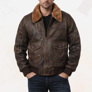 G1 Leather Jacket - Etsy