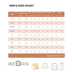 size-chart-on-mens-leather-armoured-outerwear