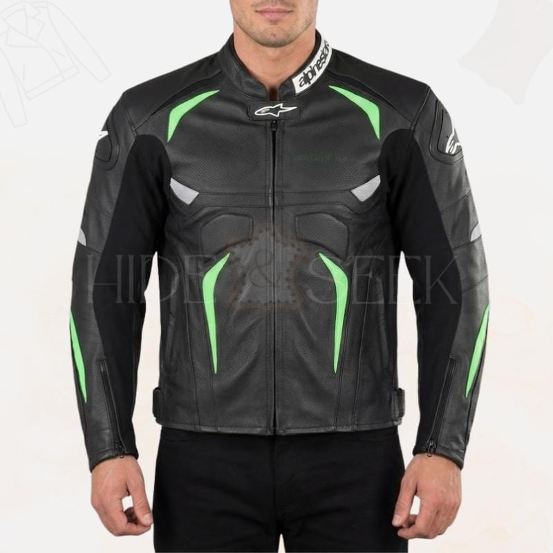 Alpinestars Blouson Monster Energy Moto Leather Jacket Alpinestars