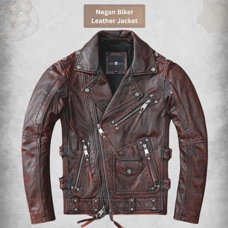 Punk Leather Jacket - Etsy