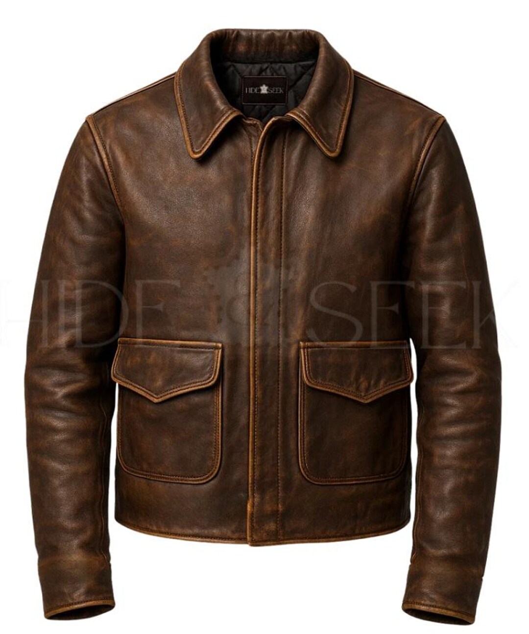 Indiana Jones Inspired Handmade Leather Jacket – Classic Raiders