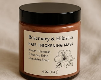 Rozemarijn- en hibiscushaar, verdikkingsmasker