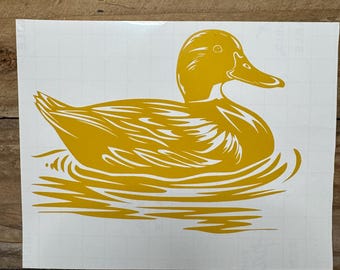 Duck Vinyl Decal: Waterfowl Car, Truck, Laptop Sticker