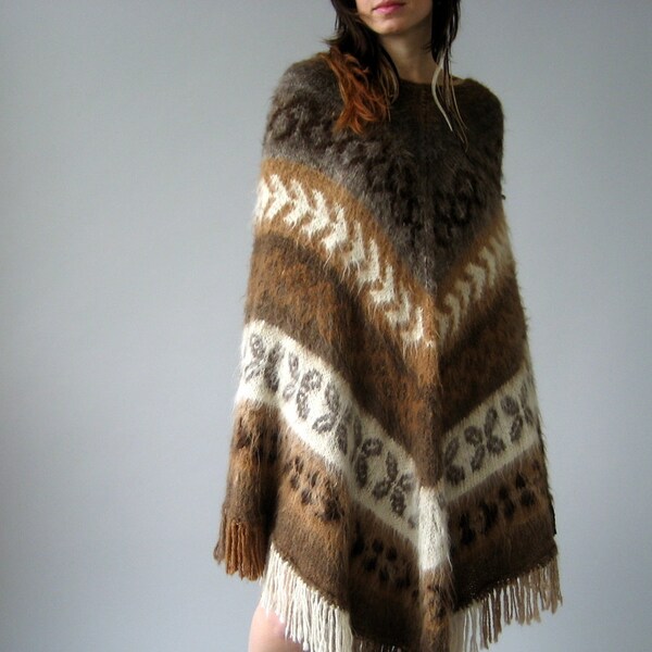 Hand Made Alpaca Poncho