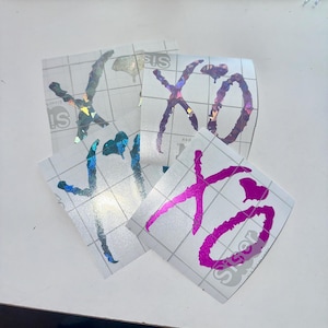 decalcomania in vinile per auto/computer portatile The Weeknd XO