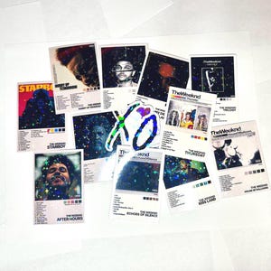 the weeknd stickers and magnets! (mix and match options)