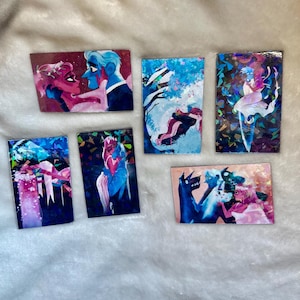 lore olympus stickers and magnets(: