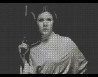 Princess Leia Cross Stitch Pattern