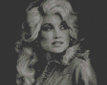 Dolly Parton Cross Stitch Pattern