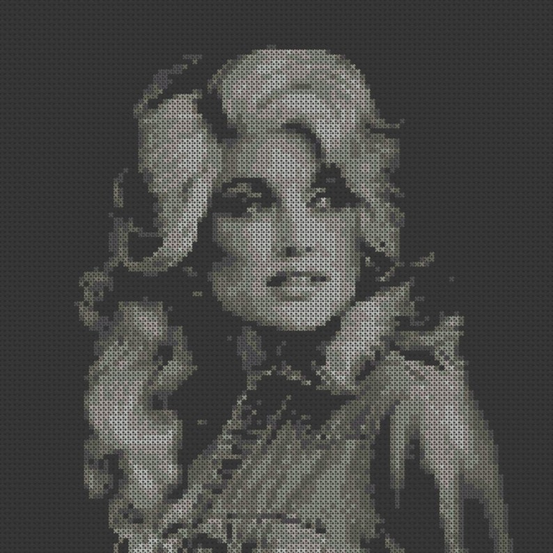 Dolly Parton Cross Stitch Pattern Etsy UK