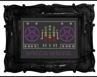 Wicca Wicca Cross Stitch Pattern