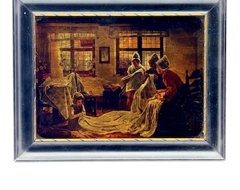 Vintage Framed Foil Art