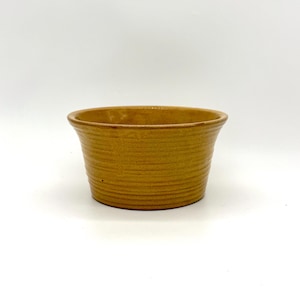 Vintage Ribbed Stoneware Pottery Planter | Bowl