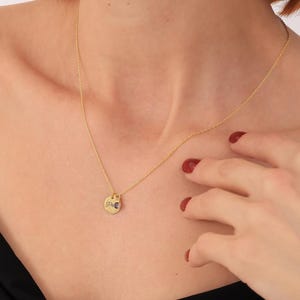 Pave Script Name Necklace: Personalized 14K Gold Plated Sterling Silver