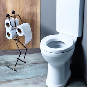 Nieuw huiscadeau, metalen toiletrolhouder, wandhanger, badkamerdecor