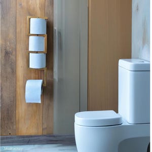 Metal Toilet Paper Holder, Wall Mounted Roll Hanger, Bathroom Decor, New Home Gift
