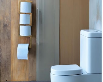 Porte-papier hygiénique en métal, Support mural pour rouleau, Décoration de salle de bain, Cadeau pour nouvelle maison