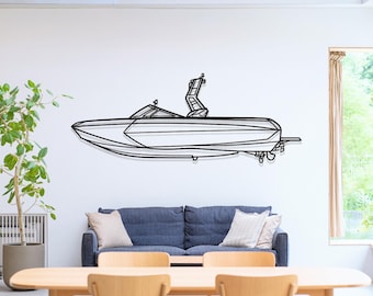 Nautique G25 Boat Metal Wall Art, Luxury Boat Art, Boat Wall Decor, Sailing Ship Art, Lake House Wall Art, Fishing Boat Decor, Sailor Gifts