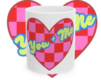 Taza de amor, linda taza de café, taza de pareja, regalo romántico para él y para ella, taza, artículos para beber, decoración del hogar, regalo de aniversario, idea de regalo, esencial para la oficina
