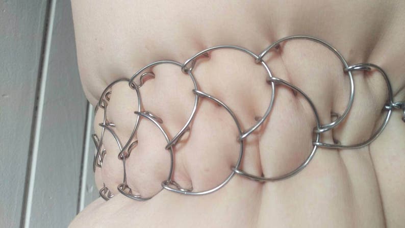 Double row stainless waist belt cilice | Etsy