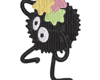 Studio Ghibli - Spirited Away: Soot Sprites - Susuwatari (Digitized Embroidery Design)