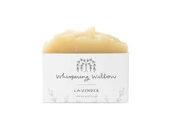Lavender Natural Bar Soap | Cold Process Soap | Artisanal soap | Handmade Soap | Vegan Soap | Gift for Her | Stocking Stuffer |
