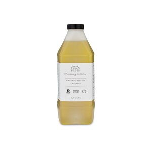 Lavender Body Oil Bulk Refill (64oz)  | Massage Oil | Natural Body Oil | Scented body oil | Hand made oil |