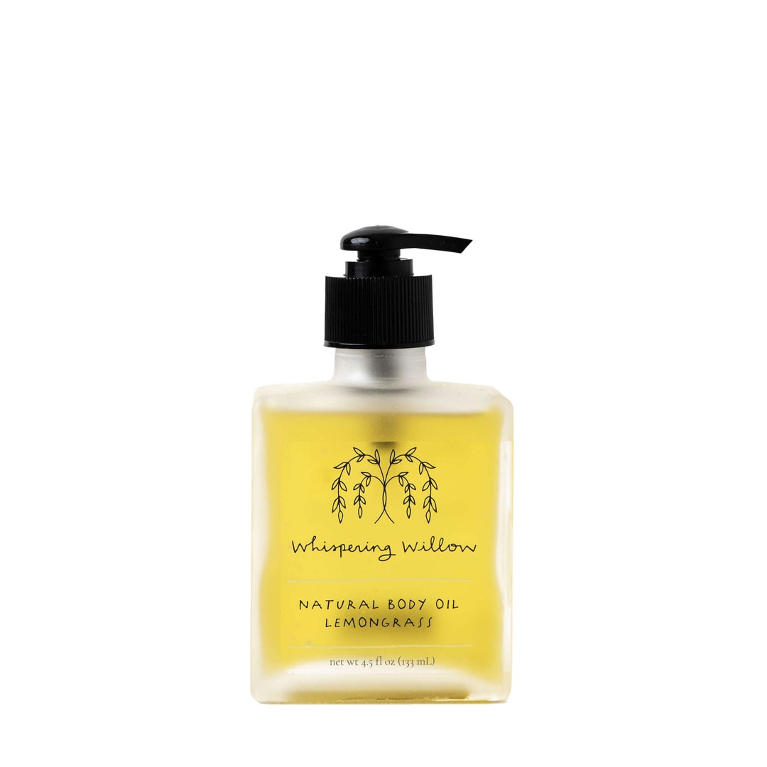 Lemongrass Natural Body Oil After Shower Oil Massage Oil Etsy UK