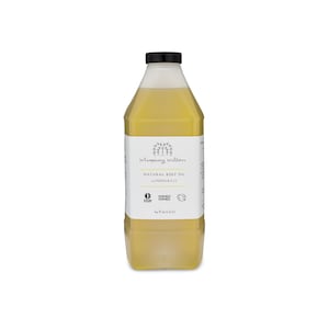 Lemongrass Body Oil Bulk Refill (64oz)  | Massage Oil | Natural Body Oil | Scented body oil | Hand made oil |